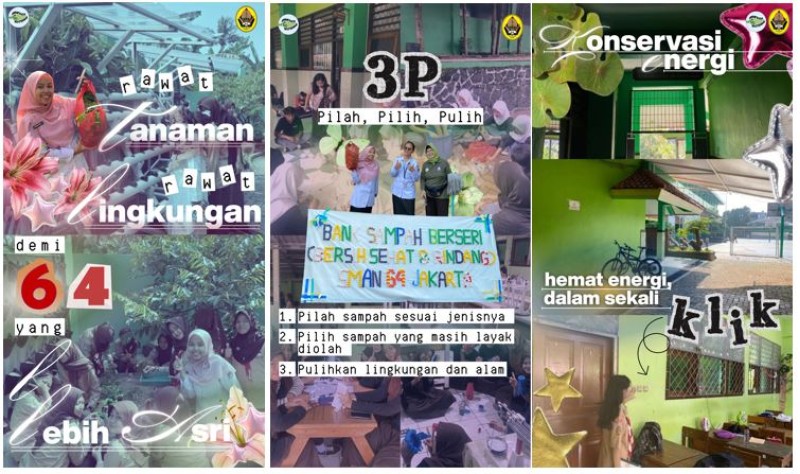 Pelaksanaan Program Adiwiyata di SMAN 64 Jakarta