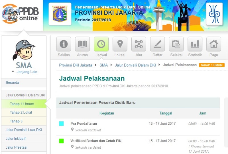 JADWAL PENERIMAAN SISWA BARU (PPDB)