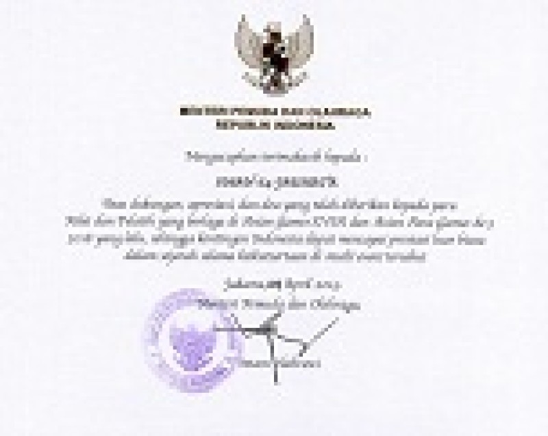 Partisipasi SMAN 64 di Asian Games XVIII dan Asian Para Games